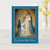 Onze-Lieve-Vrouw van Goed Succes Quito Ecuador Kaart (Gele Bloem)