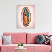 Onze Lieve Vrouw van Guadalupe 1531 Canvas Afdruk (Insitu (Woonkamer))