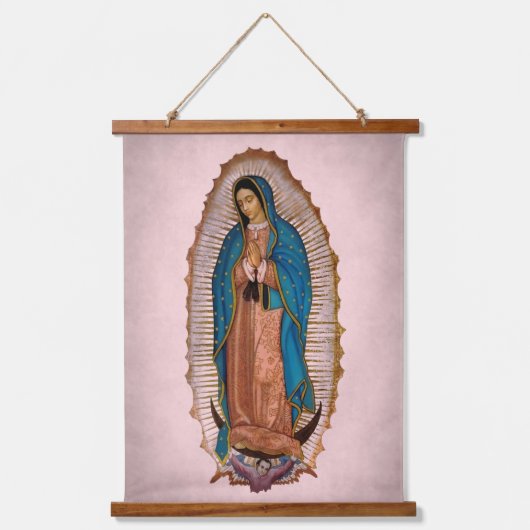 Onze Lieve Vrouw van Guadalupe 1531 Hangend Wandkleed (Voorkant)