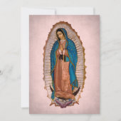 Onze-Lieve-Vrouw van Guadalupe 1531 met Gebed Feestdagenkaart (Voorkant)