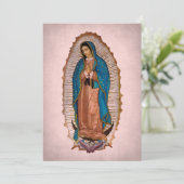 Onze-Lieve-Vrouw van Guadalupe 1531 met Gebed Feestdagenkaart (Staand voorkant)