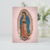 Onze-Lieve-Vrouw van Guadalupe 1531 met Gebed Informatiekaartje (Staand voorkant)