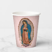 Onze Lieve Vrouw van Guadalupe 1531 Papieren Bekers (Achterkant)