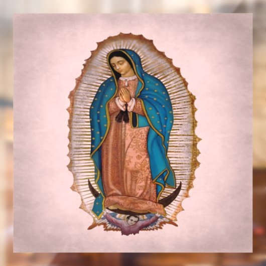 Onze Lieve Vrouw van Guadalupe 1531 Raamsticker (Vel 2)