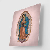 Onze Lieve Vrouw van Guadalupe 1531 Vierkante Klok (Hoek)
