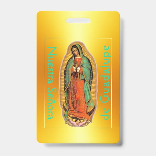 Onze-Lieve-Vrouw van Guadalupe Badge (Voorzijde)