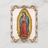 Onze Lieve Vrouw van Guadalupe Begrafenis Kaart Plaatskaartje (Voorkant)