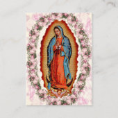 Onze Lieve Vrouw van Guadalupe Begrafenis Kaart Plaatskaartje (Voorkant)