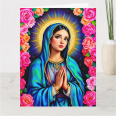 Onze Lieve Vrouw van Guadalupe bidt Maagd Maria Kaart (Voorkant)
