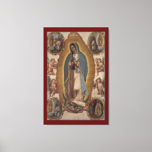 Onze-Lieve-Vrouw-van-Guadalupe Canvasprint Canvas Afdruk