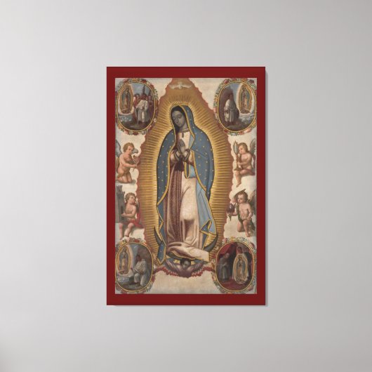 Onze-Lieve-Vrouw-van-Guadalupe Canvasprint Canvas Afdruk (Voorkant)