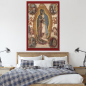 Onze-Lieve-Vrouw-van-Guadalupe Canvasprint Canvas Afdruk (Insitu (Slaapkamer))