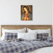 Onze Lieve Vrouw van Guadalupe Devotional Afbeeldi Canvas Afdruk (Insitu (Slaapkamer))
