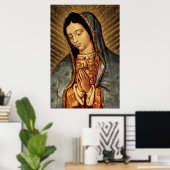 Onze Lieve Vrouw van Guadalupe Devotional Afbeeldi Poster (Thuiskantoor)