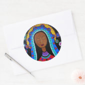 Onze Lieve Vrouw van Guadalupe door Prisarts Ronde Sticker (Envelop)