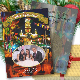 Onze Lieve Vrouw van Guadalupe Familie Kerstmis PV Feestdagenkaart