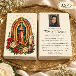 Onze-Lieve-Vrouw van Guadalupe-foto-herdenkingsgeb Informatiekaartje