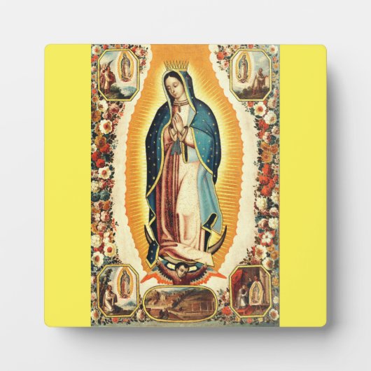 Onze-Lieve-Vrouw van Guadalupe Fotoplaat (Voorkant)