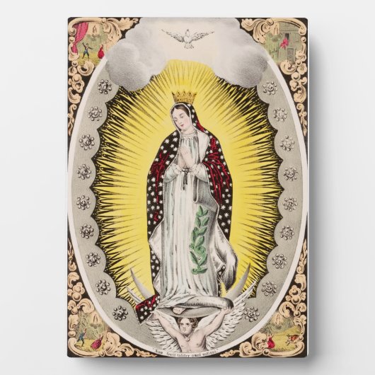 Onze-Lieve-Vrouw van Guadalupe Fotoplaat (voorkant)