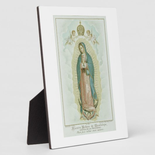 Onze-Lieve-Vrouw van Guadalupe Fotoplaat (Zijkant)