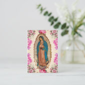 Onze-Lieve-Vrouw van Guadalupe Gebed Kaart Plaatskaartje (Staand voorkant)