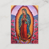 Onze-Lieve-Vrouw van Guadalupe Gebed Kaart Plaatskaartje (Voorkant)