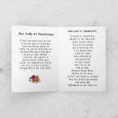 Onze Lieve Vrouw van Guadalupe Gevouwen Wenskaart Kaart (Binnen)