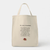 Onze Lieve Vrouw van Guadalupe Gevouwen Wenskaart Tote Bag (Achterkant)