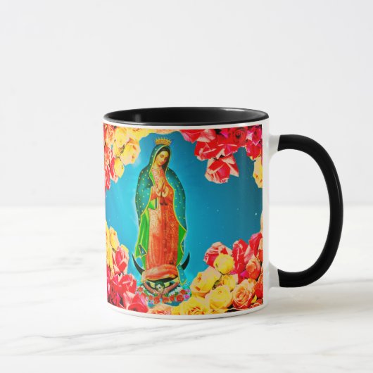 Onze-Lieve-Vrouw van Guadalupe Gift Koffie Mok (Rechts)