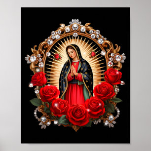 Onze Lieve Vrouw van Guadalupe Heilige Maagd Maria Poster
