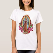 Onze-Lieve-Vrouw van Guadalupe Heilige Maagd Maria T-shirt (Voorkant)
