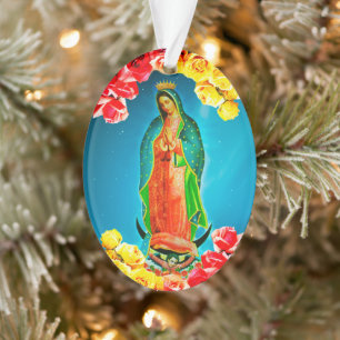  Onze-Lieve-Vrouw van Guadalupe Holiday Ornament