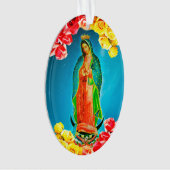  Onze-Lieve-Vrouw van Guadalupe Holiday Ornament (voorkant)