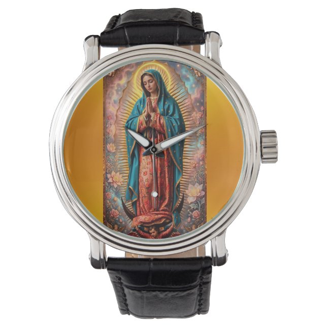 Onze-Lieve-Vrouw van Guadalupe Horloge (Voorkant)