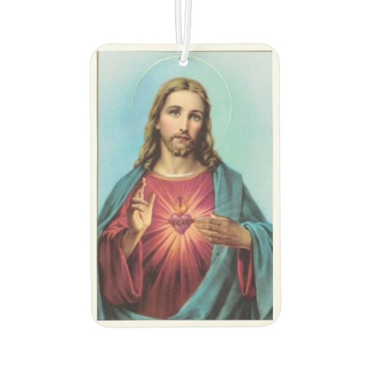 Onze Lieve Vrouw van Guadalupe & Jezus Heilig Hart Luchtverfrisser (Achterkant)