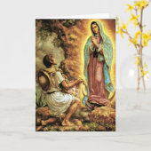 Onze Lieve Vrouw van Guadalupe Juan Diego Kaart (Gele Bloem)