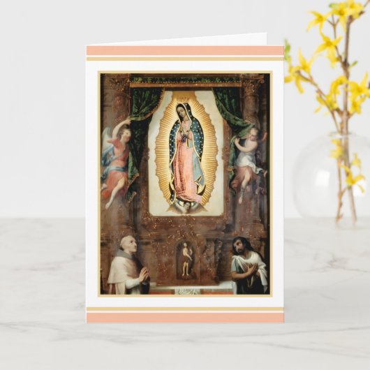 Onze-Lieve-Vrouw van Guadalupe Kaart (Gele Bloem)