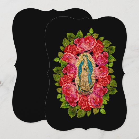 Onze Lieve Vrouw van Guadalupe Kaart (Voorkant / Achterkant)