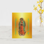 Onze-Lieve-Vrouw van Guadalupe Kaart (Gele Bloem)
