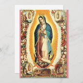 Onze-Lieve-Vrouw van Guadalupe Kaart (Voorkant / Achterkant)