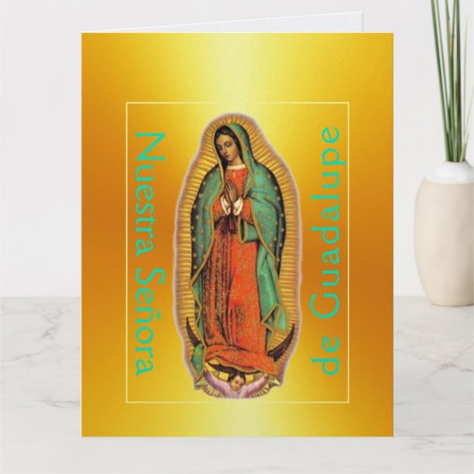 Onze-Lieve-Vrouw van Guadalupe Kaart (Voorkant)