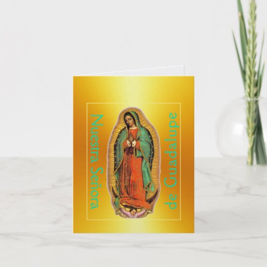 Onze-Lieve-Vrouw van Guadalupe Kaart (Voorkant)