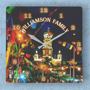 Onze Lieve Vrouw van Guadalupe Kerk PV-190130 Fami Vierkante Klok