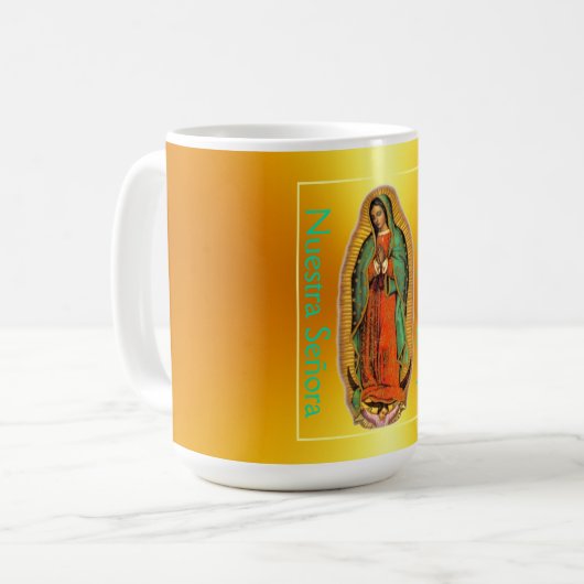 Onze-Lieve-Vrouw van Guadalupe Koffiemok (Voorkant links)