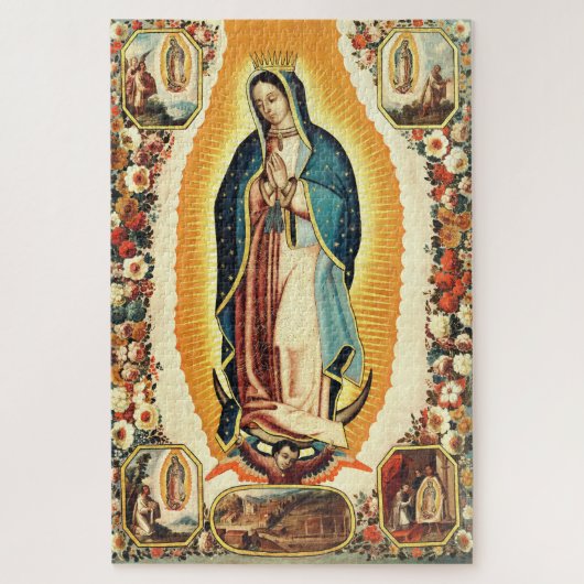 Onze-Lieve-Vrouw van Guadalupe Legpuzzel (Verticaal)