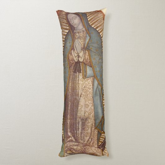 Onze-Lieve-Vrouw van Guadalupe Lichaamskussen (Achterkant (Verticaal))