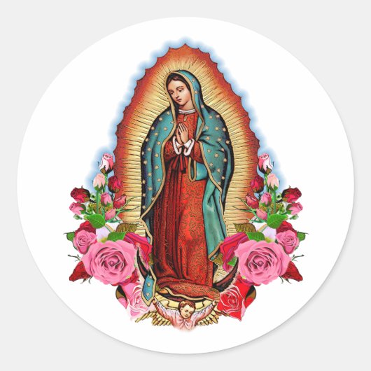 Onze Lieve Vrouw van Guadalupe Maagd Maria Sticker (Voorkant)