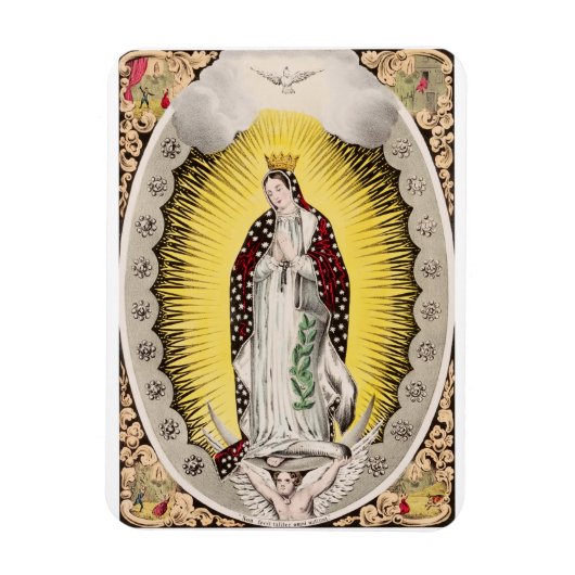 Onze-Lieve-Vrouw van Guadalupe Magneet (Verticaal)