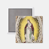 Onze-Lieve-Vrouw van Guadalupe Magneet (Voorkant / Achterkant)