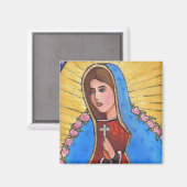 Onze Lieve Vrouw van Guadalupe - magneet (Voorkant / Achterkant)